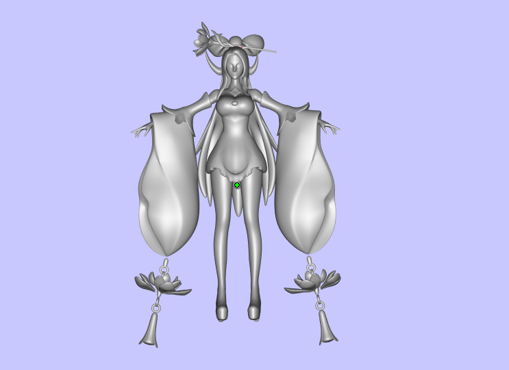 王者榮耀貂蟬GK白模，3D打印模型